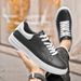 Men's Board Shoes Boys Casual Shoes Four Rubber Sole Leather White Shoes_vogvips.com