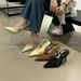 2026 Summer New Arrival: Unique Design Trendy Pointed-Toe Shallow Backless Stiletto High Heels Versatile Closed-Toe_vogvips.com