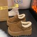 Women's Snow Boots 2025 Autumn Winter New Style Height-Increasing Integrated Fur Versatile Furry Cotton Shoes Thick Sole_vogvips.com