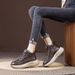 2025 New Thick-Soled Height-Increasing Foam Sole High-Top For Women Spring And Autumn Style Women's With Fleece Lining_vogvips.com