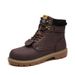 European Warm Series Martin Autumn Winter New Motorcycle Workwear Short British Style Outdoor Hiking Thick Sole Yellow Boots For Men_vogvips.com