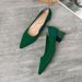 High-heeled Princess Shoes, Single For Cross-border Foreign Trade, Leopard Print, Fly-knit, Pointed Toe, Chunky Heel,_vogvips.com