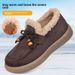 2025 Winter New Thickened Shoes With Fleece, Warm Slip-On Versatile Fashion Women's Cotton Boots_vogvips.com
