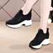 Dropshipping Sports 2025 Spring Style Fly Knit Thick Casual Height Increasing Soft Sole Women's Shoes Cross-Border_vogvips.com