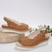 New Oversized Wedge Sandals For Women's Casual Outdoor Wear, With A Single Buckle Strap_vogvips.com