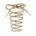 Shoe Accessories gold round shoelaces, personalized shiny rose gold men's and women's white shoes, sports shoes_vogvips.com