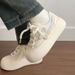 Korean Style Fashion Niche Sneakers For Women 2025 Spring Design Sense White Ins Trend Versatile Casual Star Shoes_vogvips.com