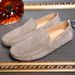 Suede Elegantes Leisure Walk Moccasins Slip On Mens Men Loafers Casual Boat Shoes Handmade Footwear Breathable_vogvips.com