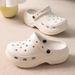 Platform Slippers Women Home Clogs Summer Brand Designer Shoes Girls Casual Indoor Outdoor Sandals Wedges Soft Non-Slip_vogvips.com