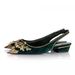 Women's Shoes Wedge Heel Niche Sense Closed Toe Sandals Spring New Pointed Toe Empty Single Shoes Women's Shoes_vogvips.com
