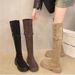 Platform Long Women 2025 Autumn Winter New Two-Way Fold Over Knee Slimming High Tube Riding Boots_vogvips.com
