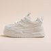 sponge Cake Platform White Shoes Women's Small Height-increasing Shoes Mesh Breathable Casual Board Shoes_vogvips.com