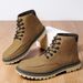 Leather Martin Boots Men's High Top Tooling Boots Men's Retro Locomotive Boots Men's Shoes_vogvips.com