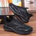 Men's 2026 New Summer Mesh Breathable Comfortable Versatile Soft Sole Lightweight Casual Running Shoes Black_vogvips.com