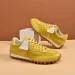 Casual Running Sneaker Designer Shoes Vibrant Yellow Suede Retro Style Gym Sneakers OKIMOZ C40 Big Size_vogvips.com
