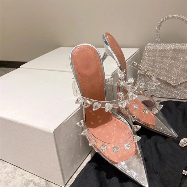 2026 Transparent Toe-Toe Sandals Women, Fairy Style, Summer Thin Heels, Internet Celebrity Rhinestones, Sexy Socialite_vogvips.com