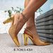 Gold Fashion Party Evening Irregular Pointed Toe Thin Buckle High Heel Sandals New Women's Shoes_vogvips.com