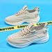 Men Running Shoes Lightweight Soft Elastic Trendy Sports Shoes Thick Soled Cushioned Anti Slip Sneakers Daily Wear Walking Shoes_vogvips.com