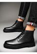 Tooling Boots Men's High-top Men's Shoes Crocodile Pattern Medium-top Velvet Thermal Cotton Martin Boots Shoes Men's_vogvips.com