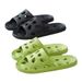 New Home Bathroom Water Drainage Slippers For Women Summer Non-Slip Hollow Out Bathing For Men Indoor_vogvips.com