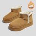 Retro Thick Soled Northeast Snow Boots For Women, New Martin Boots For Winter With Added Fleece, Thick Anti Slip And Warm Cotton Shoes For Women_vogvips.com