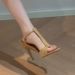 Suede French-style Retro Open-toe High-heeled Shoes, 2026 Summer New Model, Elegant Sophisticated, Beautiful And_vogvips.com