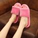 Cotton Slippers For Men Women, Indoor Outdoor Furry Plush Spring And Autumn Slippers, Small Single_vogvips.com