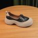 2025 Summer Autumn New Fashionable Height Increasing Round Head Shallow Mouth Breathable Versatile Single Shoe, One Step_vogvips.com