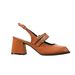 Women S Sandals Burgundy With Square Toe And Chunky Heels_vogvips.com