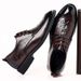 Euro Step 2025 New Height-Increasing Business Leather For Men Breathable British Style Brogue Commuter Formal Men's Shoes_vogvips.com