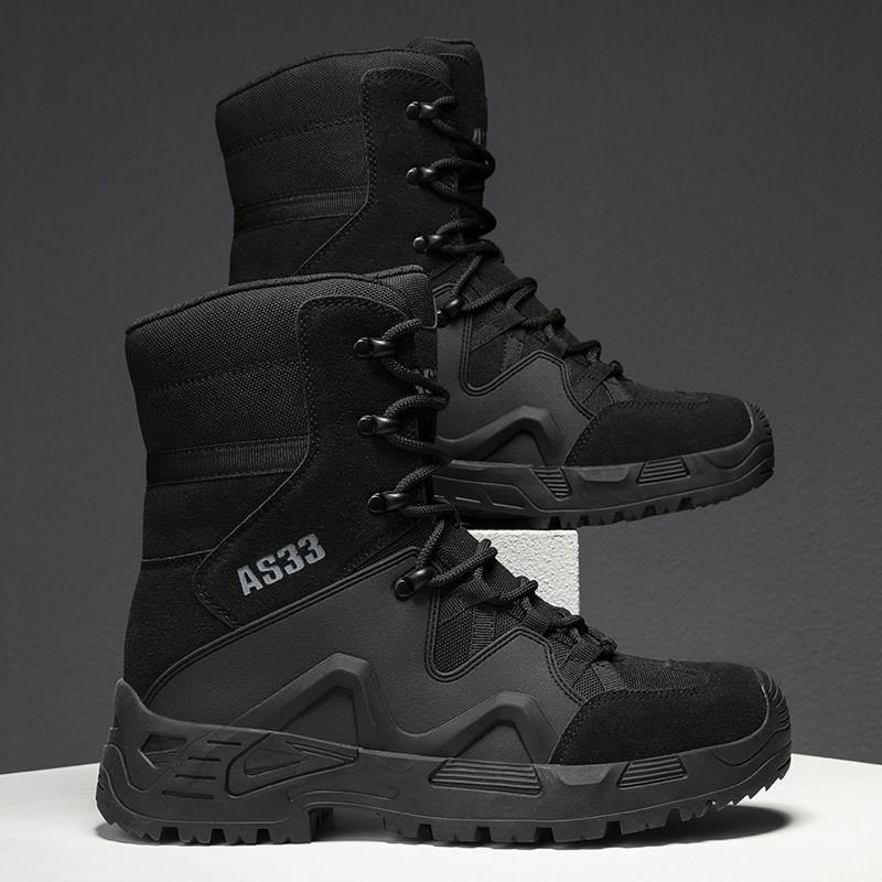 Mountaineering Tactical Boots, Men's Combat Boots, Hiking Training Boots_vogvips.com