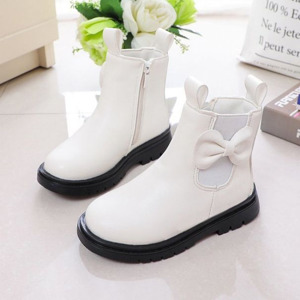 Autumn Winter Girls' Boots For Older Children, Wear-Resistant And Warm, Unisex Martin Low-Cut Short Boots, Sizes 26-36_vogvips.com
