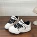 Women's Style Trendy Casual Retro White Sneakers Spring Harajuku Fashion Street Style Versatile Student Footwear_vogvips.com