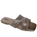 Women’s Shoes New Summer Fashion Small Heel Design Flat Slippers Slipper Sequin High End Slippers_vogvips.com