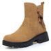 Soft Leather Warm Snow Boots For Women, New Winter With Added Fleece And Thickened Wool, Women's Short Sleeved Cotton Shoes_vogvips.com