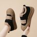 Thick-Soled Elegant Furry Shoes For Women Winter Plush Sneakers 2025 New Women's Shoes Genuine Leather Sports Cotton Shoes Outdoor Wear Warm_vogvips.com
