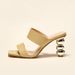 bag Electroplated And High Heels Women S Ladies Shoes Special Shaped Gourd Heel Sandals Customized_vogvips.com