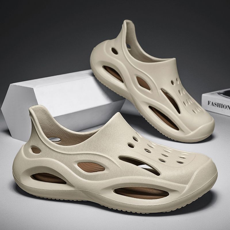 Summer Men Platform Quick Dry Garden Outdoor Beach Sandals Casual Trend Slippers Home Shoes Couple 36-45_vogvips.com