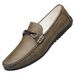 Men's Casual Leather Shoes Soft-soled Lazy Loafers Men's Shoes Doudou Shoes_vogvips.com
