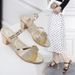 Chunky Heel Sandals For 2025 Summer New Korean Style Trendy Ins Two-Way Mid-Heel Slippers Women High Heels_vogvips.com