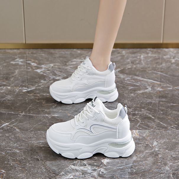Shoes,Dad's Double Mesh Breathable Casual Sneakers,Women's Petite Height Increase_vogvips.com