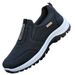 Euro Step Outdoor Men's Spring New Style Middle-aged And Elderly Casual Sports Single Shoes Comfortable Slip-on Loafers_vogvips.com