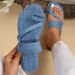 2023 Summer New Fashionable European And American Style Women's Toe-Loop Slippers For Sports And Leisure_vogvips.com