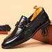 New Korean Business Formal Casual Shoes, Comfortable And Versatile British Style Breathable Loafers, Men's Leather Shoes_vogvips.com