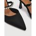 Pointy High Heels Women's Summer New Small Niche Rhinasters A Word With Bao Head Sandals Women Wear Half Drag_vogvips.com