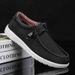 Chulefu Casual Men's Sail Leather Surface Shoes, Shoe Covers, Lazy Feet, One Foot Pedaling_vogvips.com