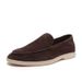 New New Summer Genuine Leather Comfortable Casual Shoes, Flat Round-Toe Slip-On Loafers, Couple Shoes_vogvips.com