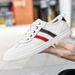 Casual Men's Shoes Breathable Board Shoes Low-top Lace-up Little White Men's Shoes Single Shoes_vogvips.com