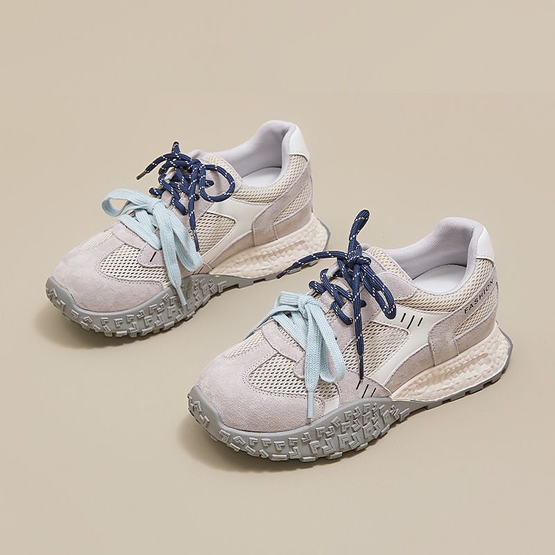Breathable Mesh With Internal Height Increase, German Training Shoes, 2026 Spring New Thick-soled Sneakers, Versatile_vogvips.com