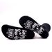 Mid-tube casual sports cotton socks sole letter non-slip adhesive floor socks_vogvips.com